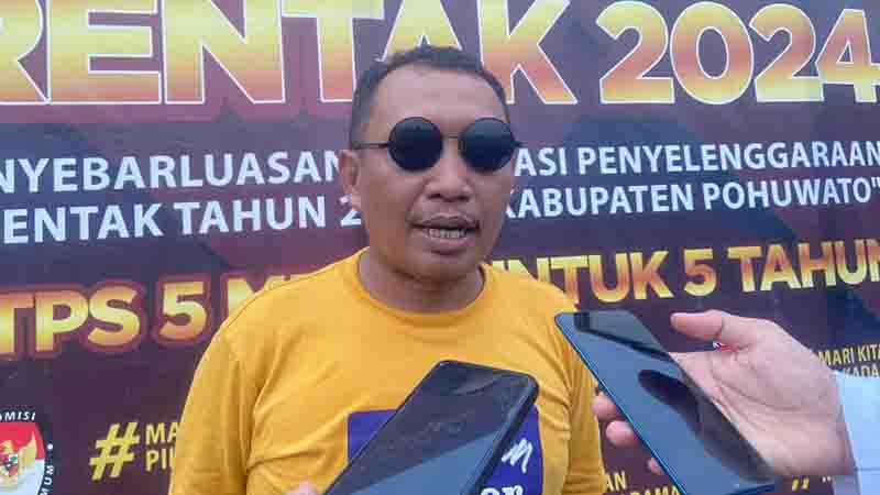 KPU Pohuwato Gelar Kirab Pilkada Serentak 2024