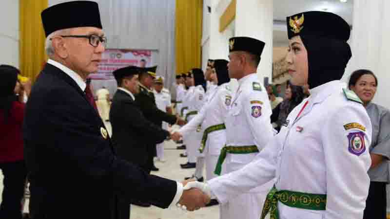 Rudy Salahuddin Kukuhkan 25 Paskibraka 2024