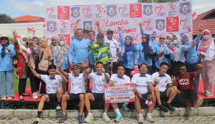 Sekretariat DPRD Raih Juara 3 Lomba Hadang