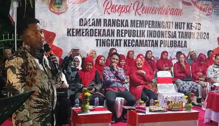 Tutup Rangkaian HUT RI di Pulubala, Ini Pesan Haris Tome