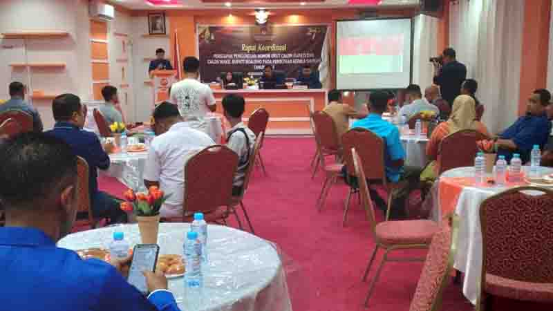 Bersama LO dan Aparat Keamanan, KPU Boalemo Bahas Persiapan Pengundian Nomor Urut