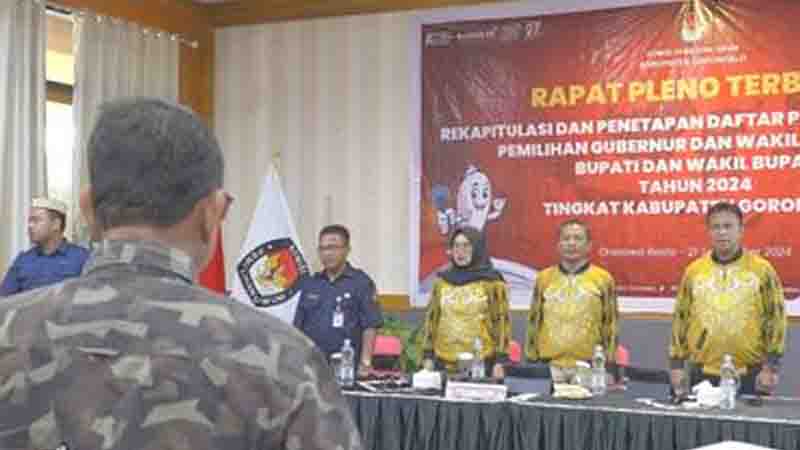 Daftar Pemilih Tetap di Kabupaten Gorontalo Pilkada 2024 Sebanyak 301.041