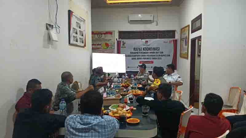 KPU Pohuwato Bahas Persiapan Pengundian Nomor Urut