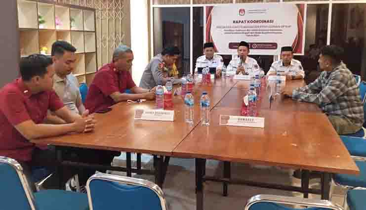 KPU Pohuwato Gelar Rapat Koordinasi Persiapan DPSHP