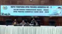 Penetapan Fraksi DPRD Provinsi Gorontalo Ditunda Hingga Oktober