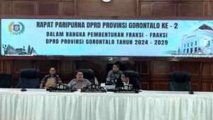 Penetapan Fraksi DPRD Provinsi Gorontalo Ditunda Hingga Oktober