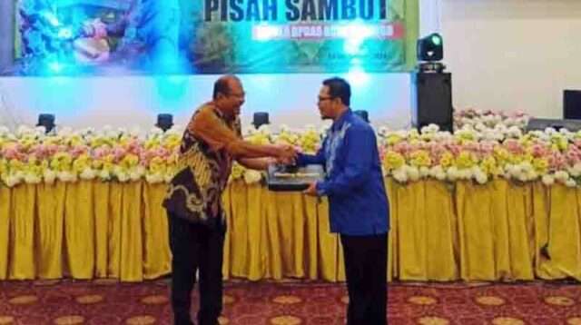 Sofian Ibrahim Hadiri Pisah Sambut Kepala BPDAS Bone Bolango