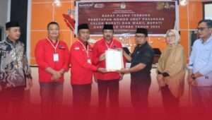 Gelar Rapat Pleno Terbuka, KPU Gorontalo Utara Tetapkan Nomor Urut Pasangan Calon Bupati