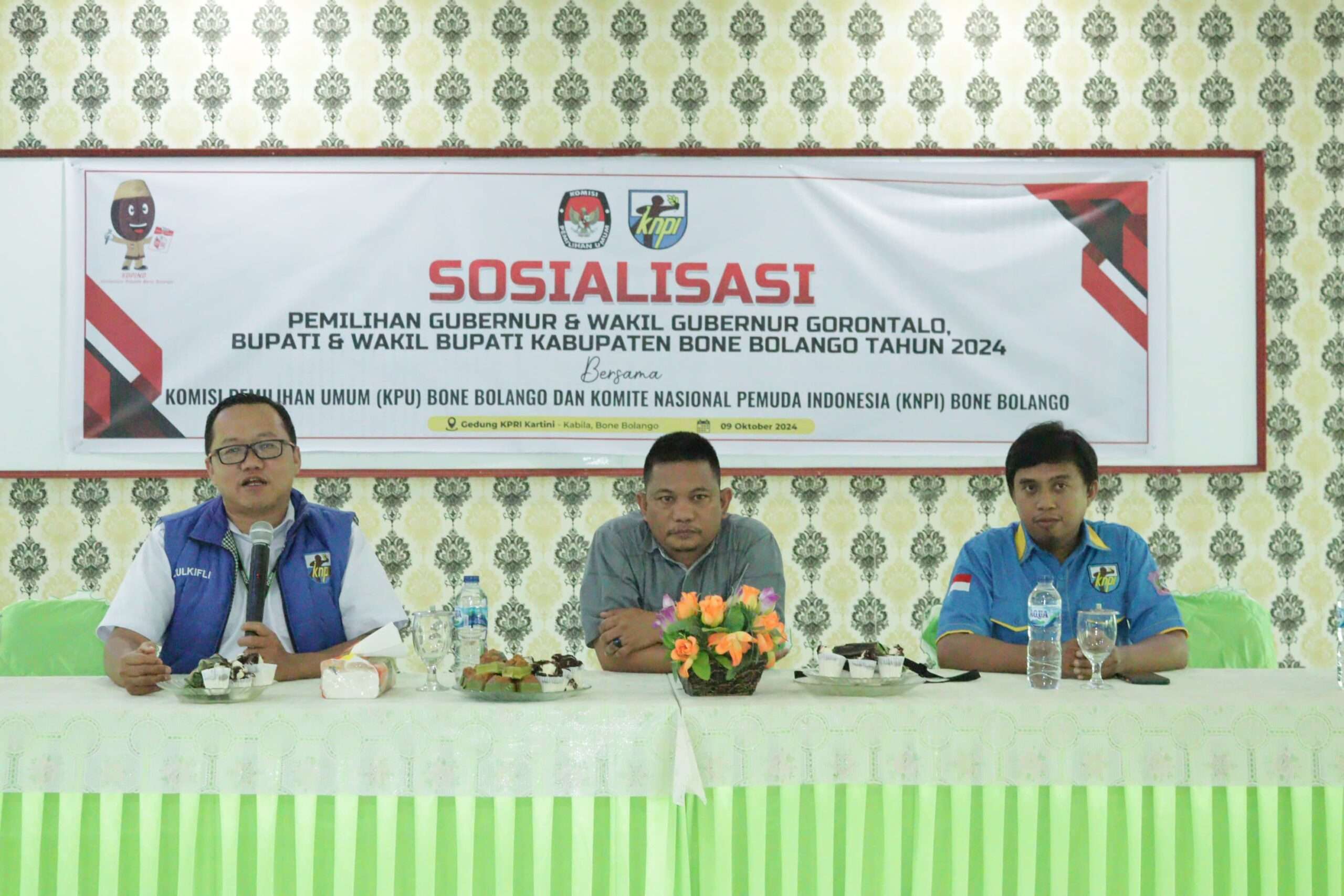KNPI - KPU Bone Bolango Dorong Anak Muda Kawal Tahapan Pilkada 2024