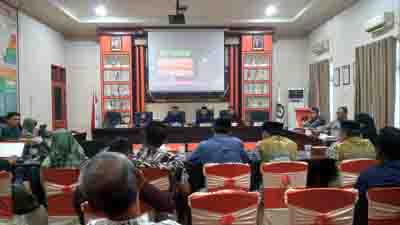 KPU Boalemo Bahas Tata Tertib Pelaksanaan Debat Pasangan Calon Bupati