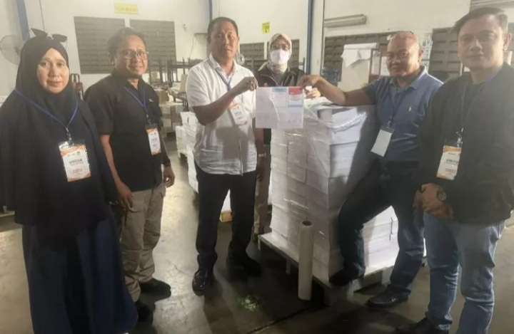 KPU Gorontalo Utara Pastikan Jumlah Cetakan Surat Suara Sesuai Kebutuhan