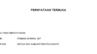 Pernyataan Terbuka, Firman Ikhwan Akui Punya Hubungan Keluarga dengan Pasangan Calon Bupati