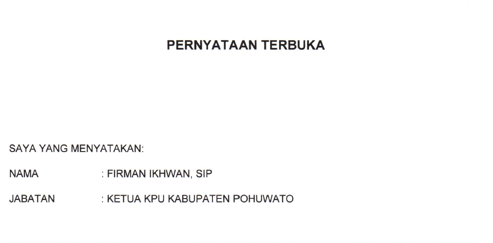 Pernyataan Terbuka, Firman Ikhwan Akui Punya Hubungan Keluarga dengan Pasangan Calon Bupati