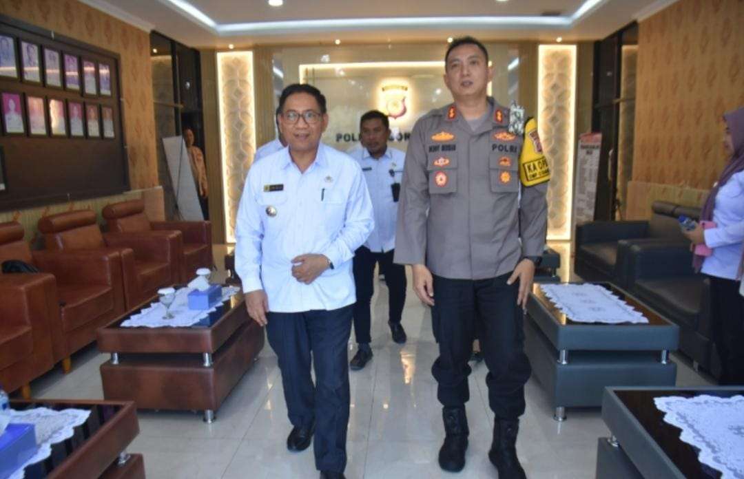 Syukri Botutihe Perkuat Sinergitas dengan Polres Gorontalo