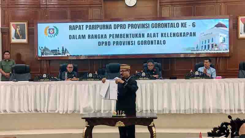 AKD DPRD Provinsi Gorontalo Resmi Terbentuk