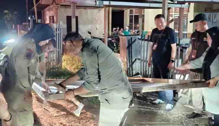 Alat Peraga Kampanye di Bone Bolango Mulai Dibersihkan