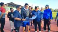 Bersama Tonny - Marten, Rachmat Gobel Bahas Rancangan Stadion Merdeka Kota Gorontalo jadi Bertaraf Nasional