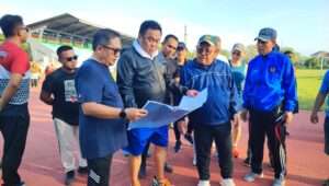 Bersama Tonny - Marten, Rachmat Gobel Bahas Rancangan Stadion Merdeka Kota Gorontalo jadi Bertaraf Nasional