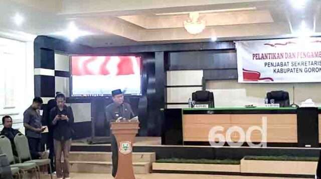 Jadi Penjabat Sekretaris Daerah, Ini Pesan Syukri Botutihe ke Trizal Entengo