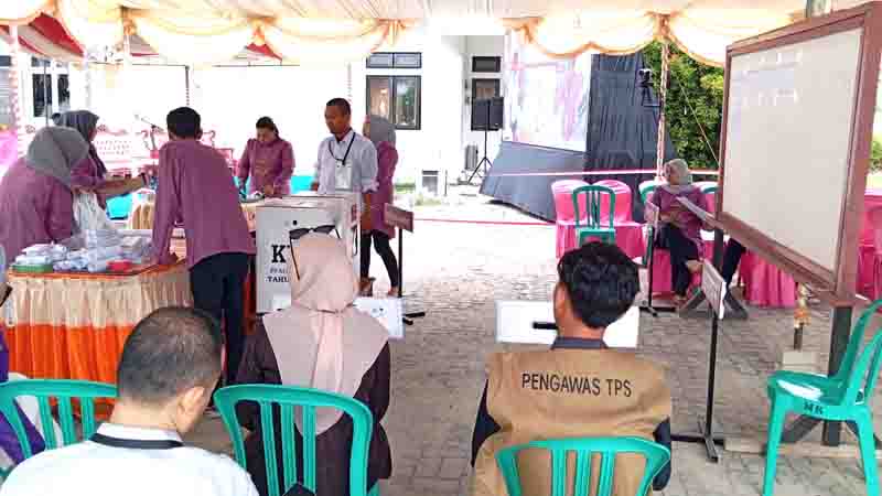 KPU Pohuwato Gelar Simulasi Pemungutan dan Perhitungan Suara Pilkada Serentak 2024