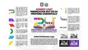 Logo HUT Ke - 24 Provinsi Gorontalo Resmi Dilirils