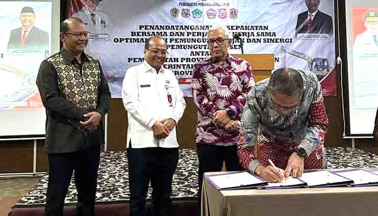 Optimalkan Penerimaan Pajak Kenderaan di Gorontalo, Pemerintah Provinsi dan Kota jalin Kerjasama
