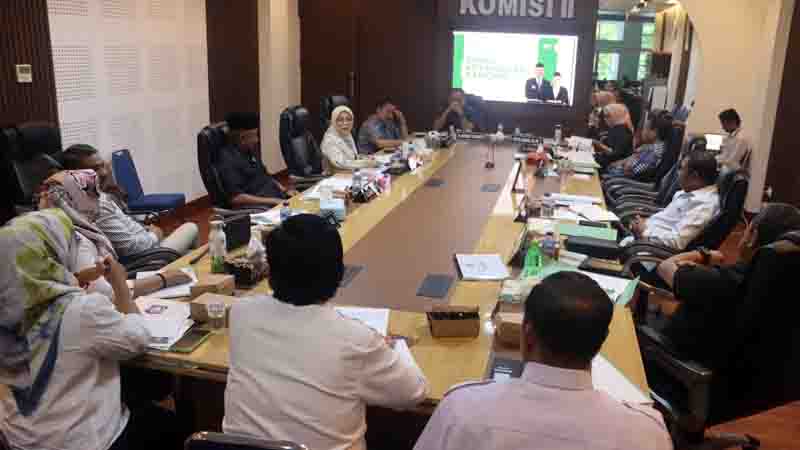Ramdhan Pade Paparkan Realisasi Program Tahun 2024 Kepada Komisi II