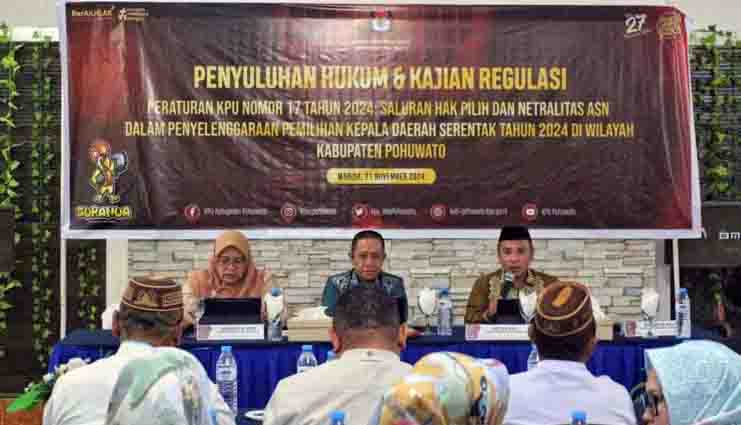 Sosialisasi Partisipasi Pemilih, KPU Pohuwato Gandeng ASN