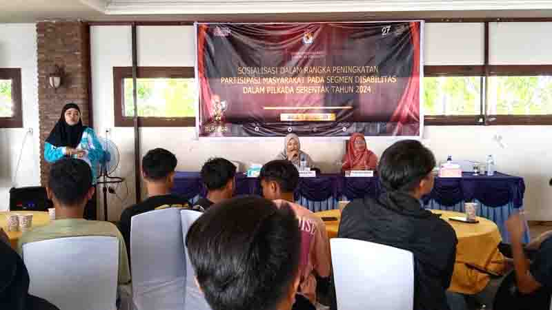 Tingkatkan Partisipasi Pemilih, KPU Pohuwato Gandeng Penyandang Disabilitas