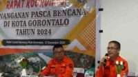 BPBD Kota Gorontalo Bentuk Tim Teknis Pengkajian Kebutuhan Pasca Bencana