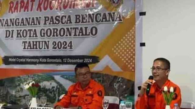BPBD Kota Gorontalo Bentuk Tim Teknis Pengkajian Kebutuhan Pasca Bencana