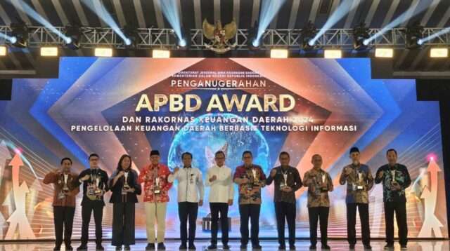 Pemerintah Kota Gorontalo terima APBD Award 2024, Herman Haluti Sampaikan Ini