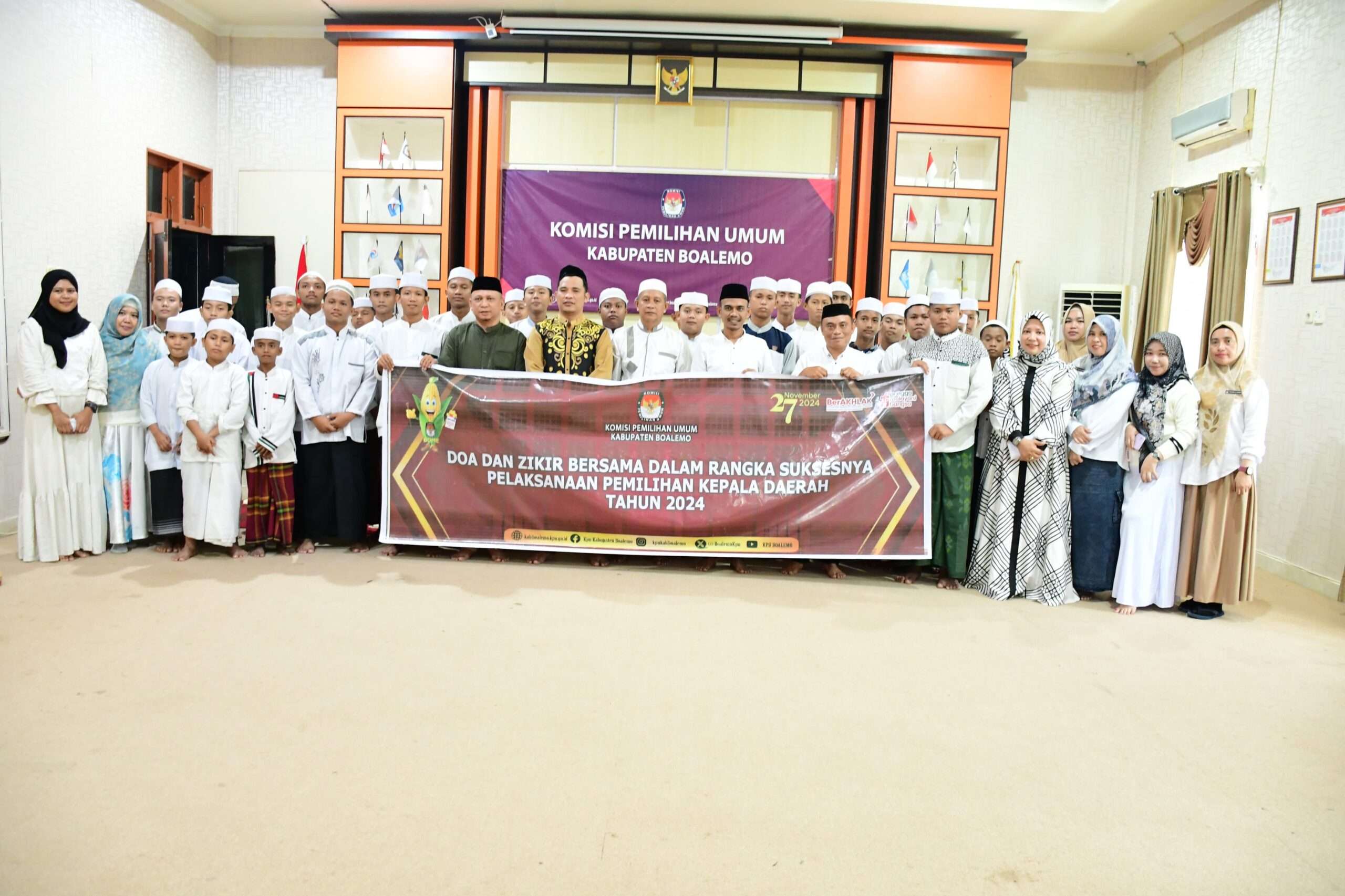 Pilkada Serentak 2024 Sukses, KPU Boalemo Gelar Doa Syukuran