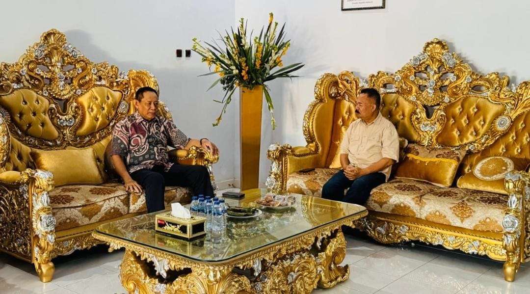 Thomas Mopili Terima Kunjungan Gubernur Gorontalo Terpilih