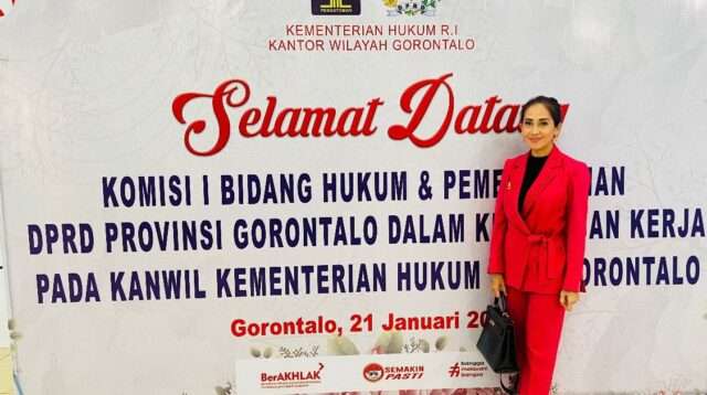 Yeyen Sidiki Minta Kemenkumham Gorontalo Perkuat Kolaborasi dengan DPRD