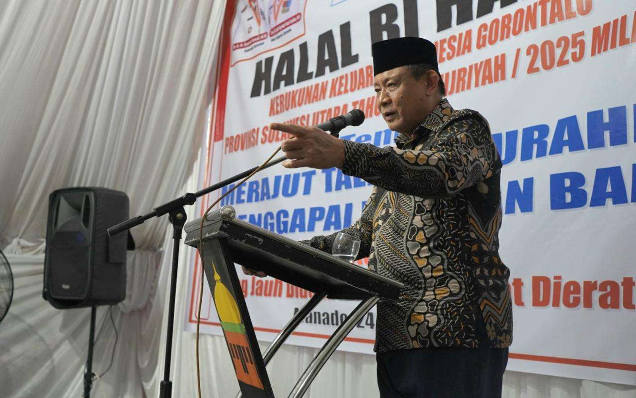 Di Halalbihalal KKIG dan HPMIG Manado, Gusnar Sampaikan Dua Pilar Pembangunan Gorontalo