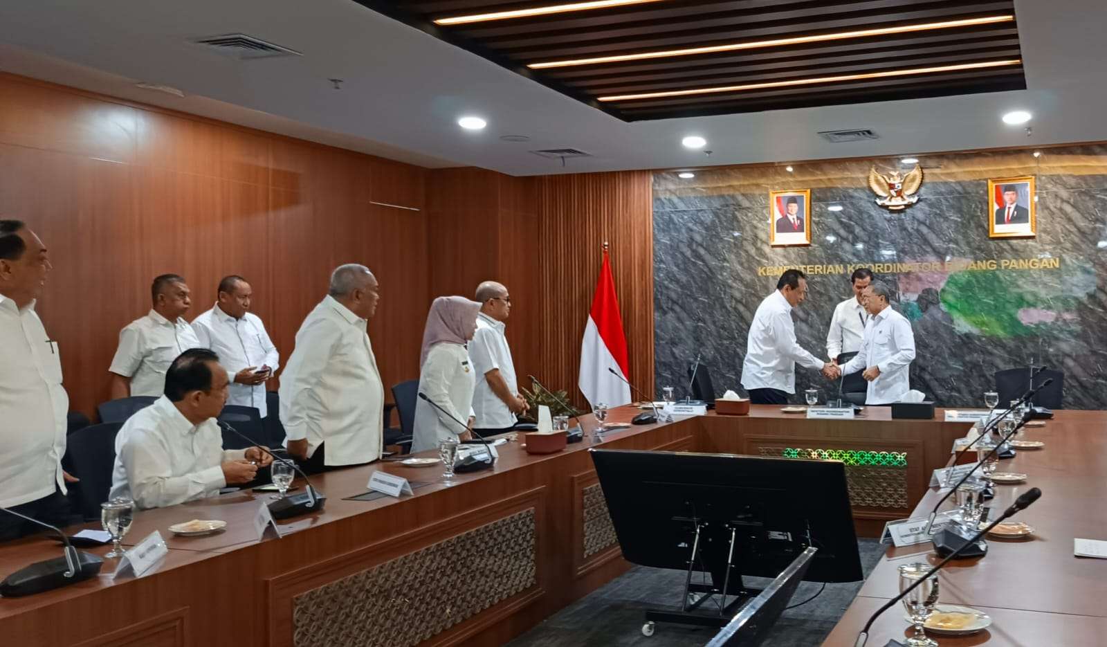 Gusnar Ismail Temui Menteri Koordinator Bidang Pangan