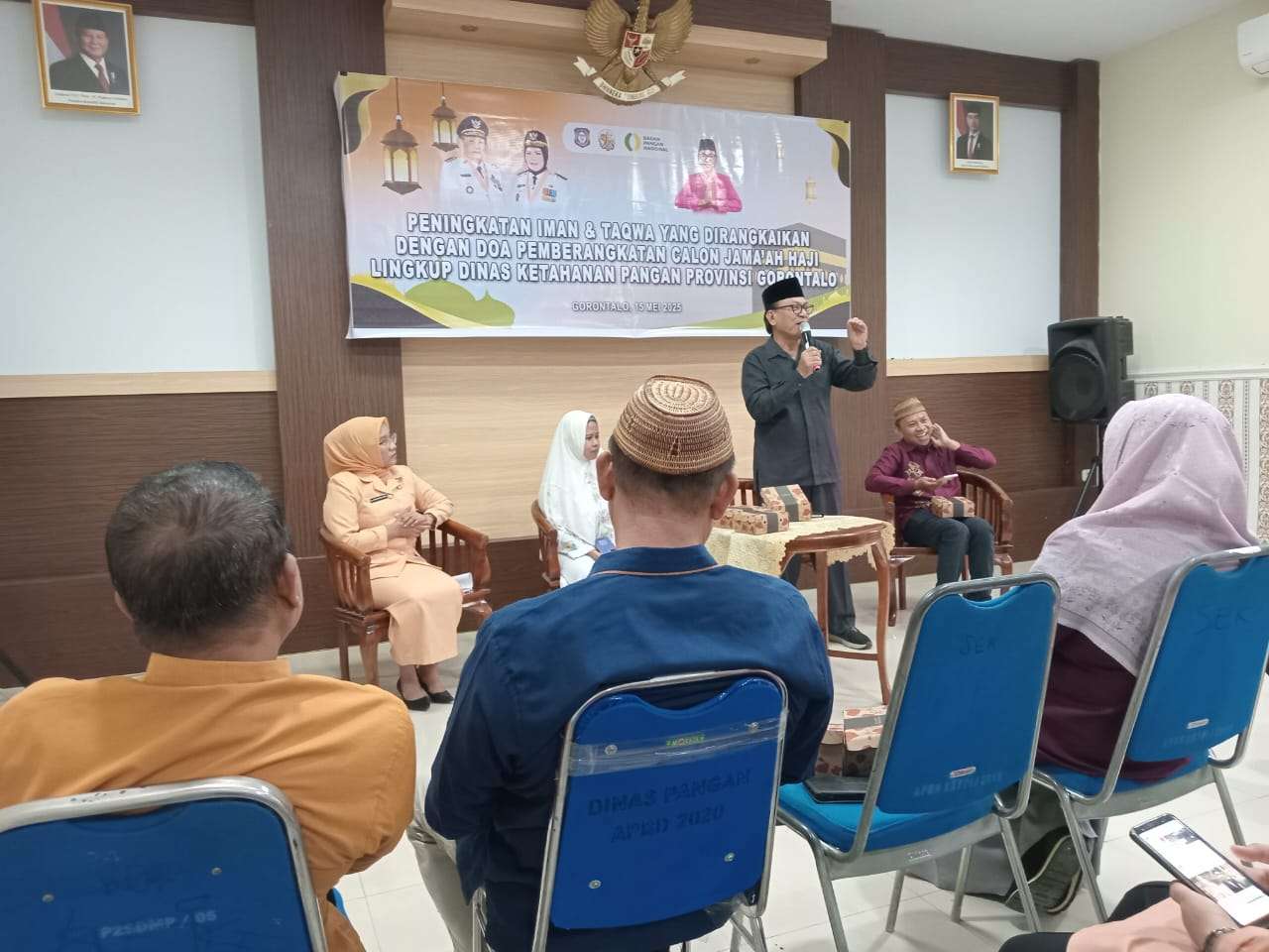Untuk Calon Jemaah Haji Dinas Ketahanan Pangan, Ini Pesan Ramdhan Pade