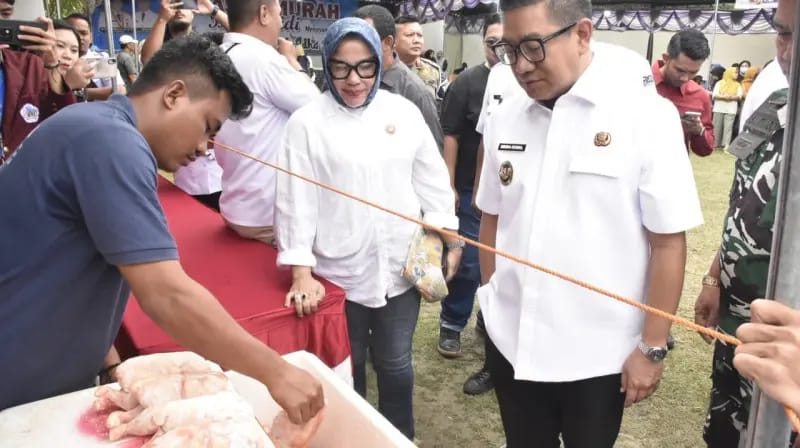 Atasi Lonjakan Harga Bahan Pokok, Pemerintah Kota Gorontalo Gelar Pasar Murah