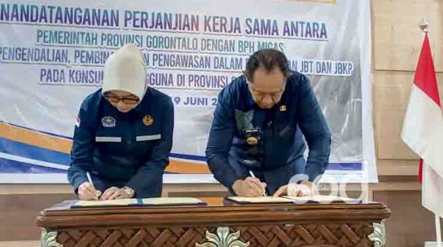 Gubernur Gorontalo Teken Kerja Sama dengan BPH Migas