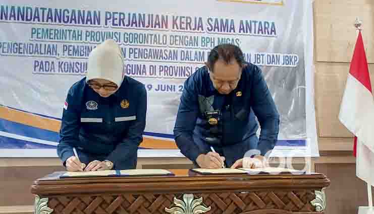 Gubernur Gorontalo Teken Kerja Sama dengan BPH Migas