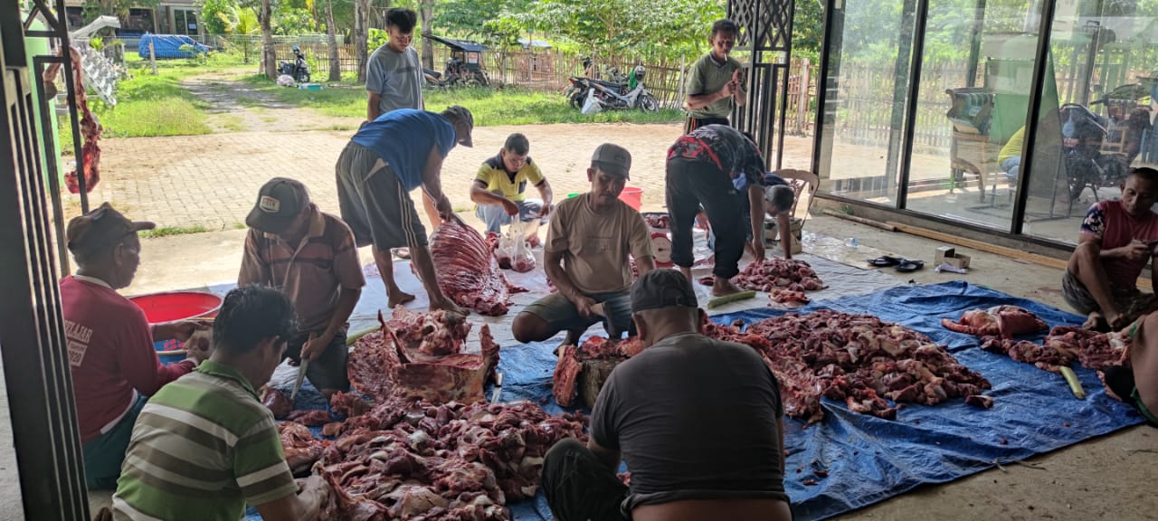 Idul Adha 2025, Dinas Ketahanan Pangan Sembelih 3 Ekor Sapi