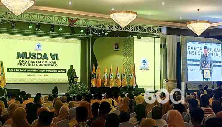 Musda VI Golkar 2025, Gusnar Ismail: Berpolitik itu dibawa Senyum Saja