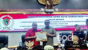 DPRD Kota Gorontalo Terima Rancangan KUA PPAS APBD Tahun 2026