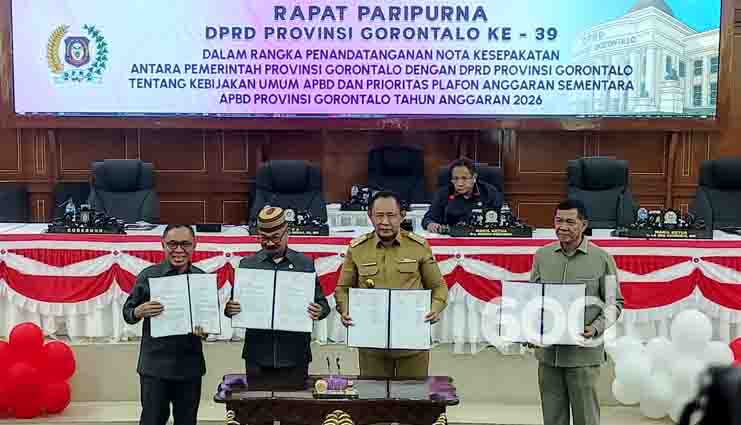 Pemerintah dan DPRD Provinsi Gorontalo KUA PPAS 2026