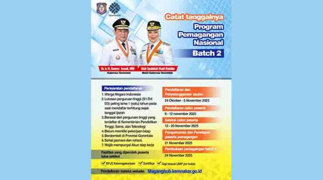 Go Nasional! Siap Kerja di Perusahaan, Program Unggulan Gusnar-Idah Loloskan 87 Putra-Putri Gorontalo