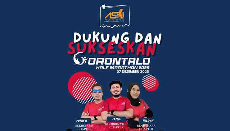 GHM 2025 Dapat Dukungan dari ASN Runners Chapter Gorontalo
