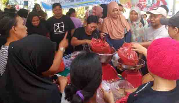 Bahan Pangan GPM di Gentuma Habis Terjual, Antuasias Masyarakat Sangat Tinggi
