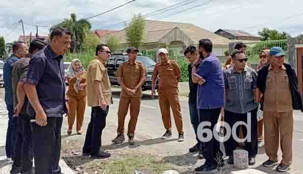 Komisi III DPRD Monitoring Pekerjaan Saluran di Jalan Nangka