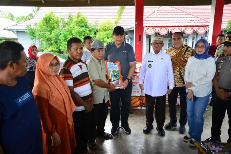 Perkuat Sektor Pertanian, Gubernur Gorontalo Salurkan Benih Jagung ke Petani di Bone Bolango